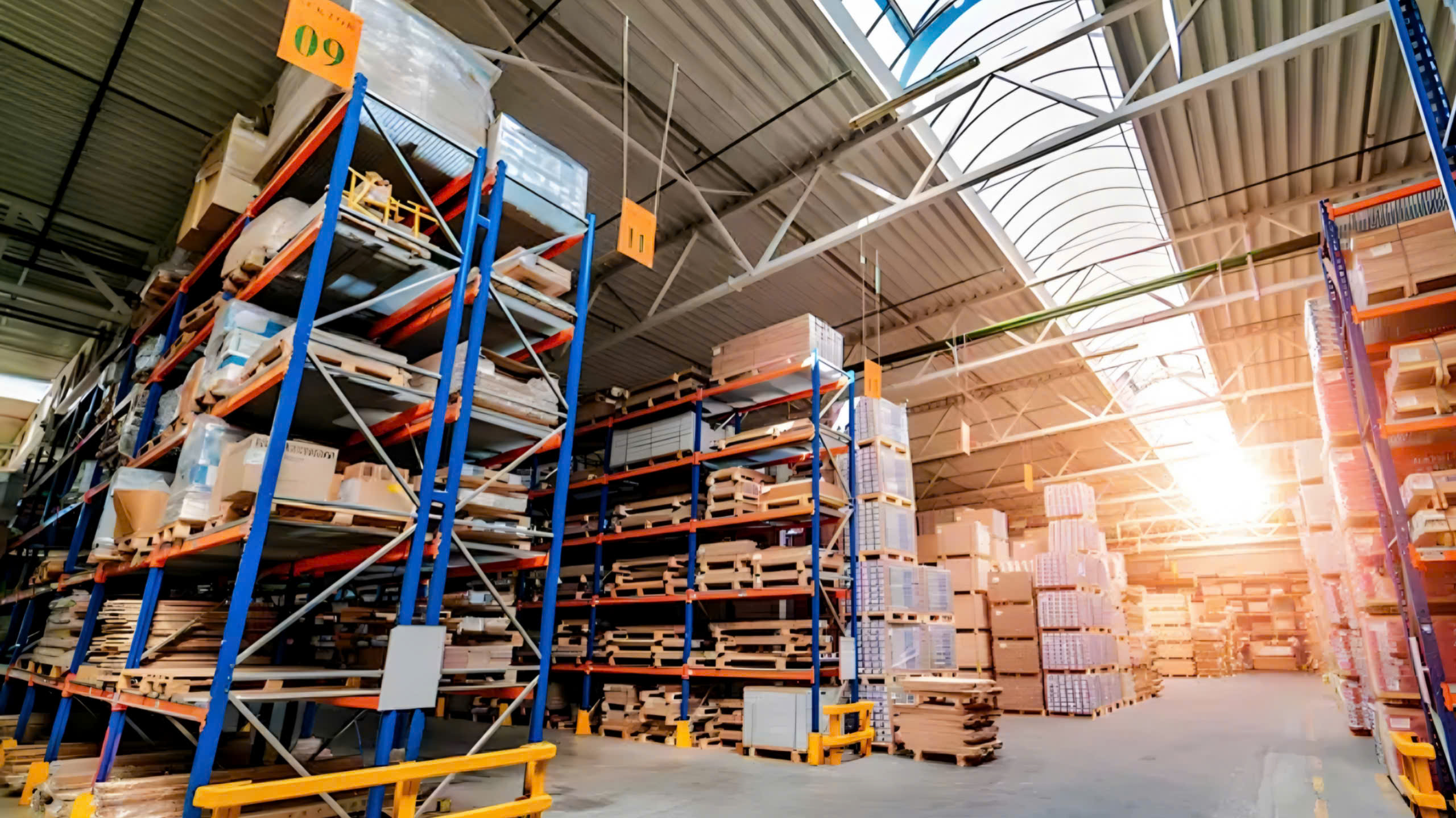 Kho vật liệu xây dựng