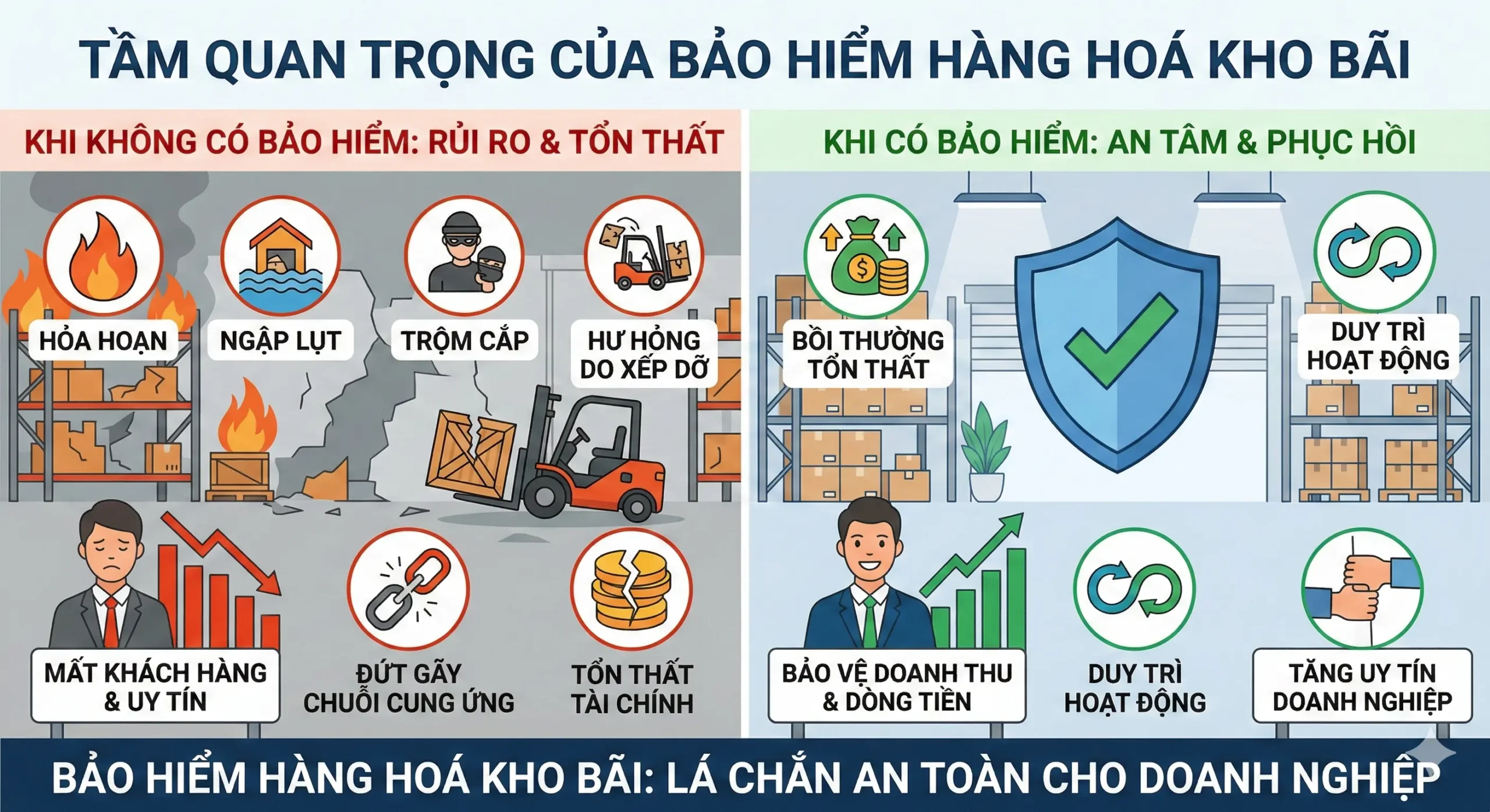 Bảo Hiểm Hàng Hóa Trong Kho: Lá Chắn Chuỗi Cung Ứng