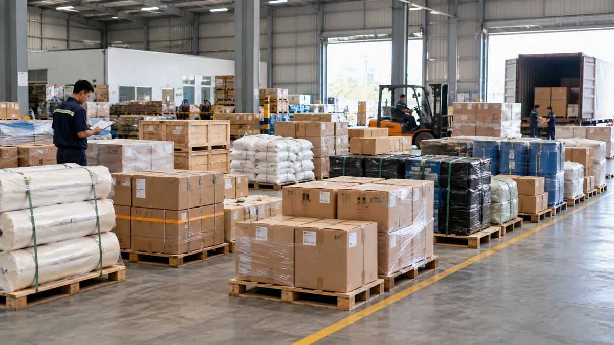 Hàng lẻ LCL tại kho CFS chờ đóng ghép container