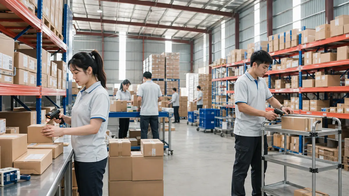Kho phân phối thương mại điện tử