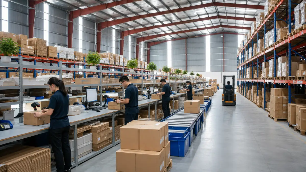Quy trình vận hành kho phân phối hàng thương mại điện tử