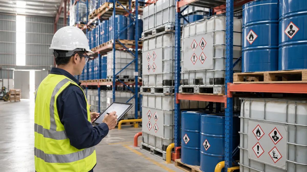 Kho lưu trữ hóa chất đáp ứng quy định pháp luật mới