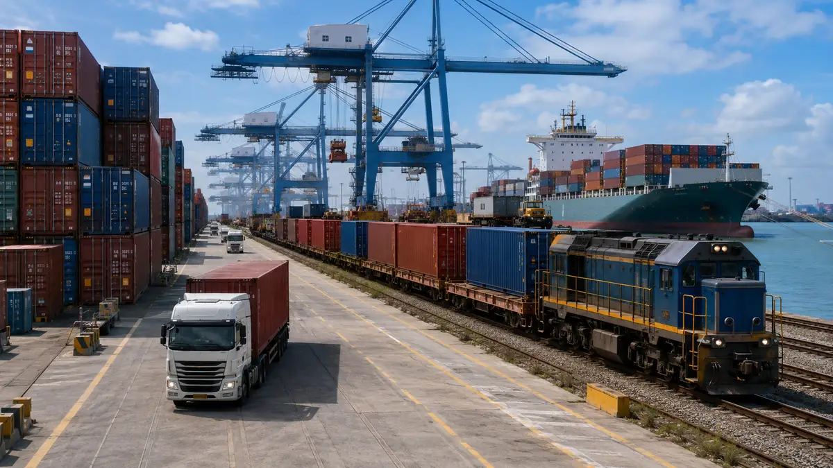 Container vận chuyển tuyến Bắc Nam