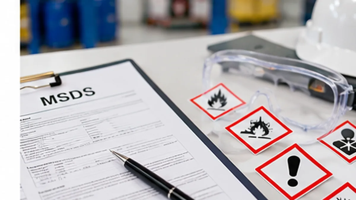 Tra mã CAS trên phiếu MSDS theo danh mục Nghị định 24/2026